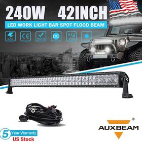 Nk-fd-dm02-240w Auxbeam 42in 240w Led Light Bar Dual-row Combo Beam Off-road Driving Work 40 Inch