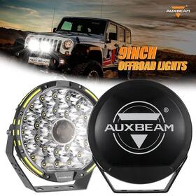 Ntk1701051622 Auxbeam 360-pro 9 Inch Led Driving Light Bar Offroad Fog Black Cover For Dodge