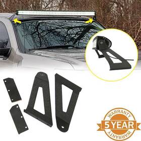 Tny-70018604-qp Auxbeam Led Mounting Brackets 52 Inch Or 50 Curved Light Bar For 1984-2001 Jeep Cherokee Xj