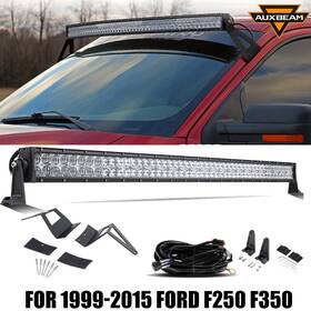 Uncleue24030523 Auxbeam 52 Inch 5d Led Light Bar And Roof Mount Brackets For 1999-2015 Ford F250 F350