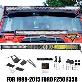 Uncleue2403099 Auxbeam 52 Inch 5d-pro 320w Led Light Bar And Mount Brackets For 99-15 Ford F250 F350
