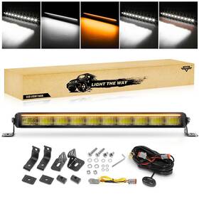 Zd000793ve Auxbeam 22 Inch Led Light Bar 114w Slim Single Row Anti-glare Lightbar Drivi