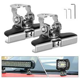 Auxito Bracket-dj-2pcs Universal Hood Led Work Light Bar Mount Bracket Clamp Holder For Car Suv Offroad Auxito Bracket-dj-2pcs Universal Hood Led Work Light Bar Mount Bracket Clamp Holder For Car Suv Offroad