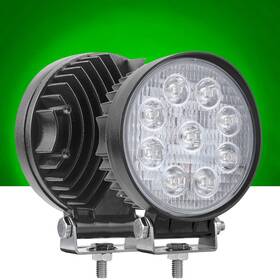 Auxmotec 190907516053 27w Spot Green Round Work Led Light Fog Offroad Off Road Lights Driving Lamp
