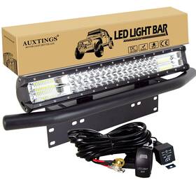 Yy-02-7d-288 Auxtings Bk Lk-qb 20 Inch 288w Triple Row Led Light Bar Spot Flood Combo Beam Work