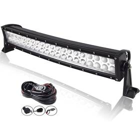 Yy-03-120-c Auxtings Lk 22 Inch 120w Curved Double Row Led Light Bar Work Spot Flood B
