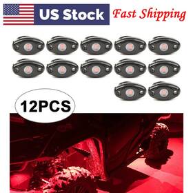 B-buyeahusa 422123149754 4x Car Led Pods Rock Lights For Jeep Off Road Atv Suv Truck Under Body New