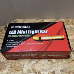 Backroads 093184606694 Back Roads Led Mini Light Bar 24 High Power Magnet Mount