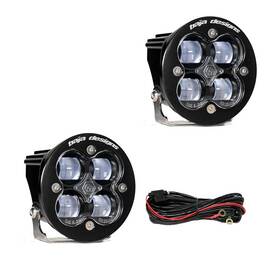247802 Baja Designs Squadron-r Clear Sae Fog Light Led Pod Pair - Universal