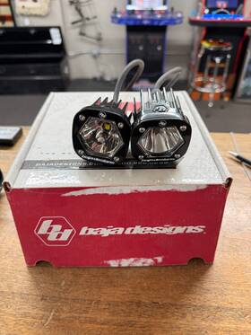 387801-ba Baja Designs S1 Spot Led Clear Lens Light Pair With Mounting Bracket