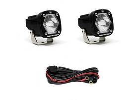 387801 Baja Designs S1 Spot Led Light With Mounting Bracket Pair
