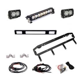 44-8293 Baja Designs S8 10 Inch /s2 Pro Grille Light Kit For 2025 4runner Trd - Clear