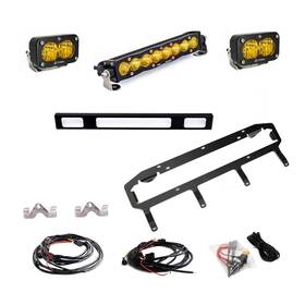 44-8294 Baja Designs S8 10 Inch /s2 Pro Grille Light Kit For 2025 4runner Trd - Amber