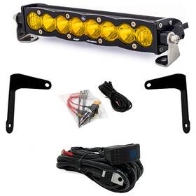 447038 Baja Designs S8 10 Inch Led Light Bar Black For 17-24 Can-am Maverick X3
