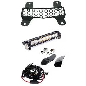 447144 Baja Designs S8 10 Inch Grille Mount Light Bar Kit For Arctic Cat/textron Wildcat