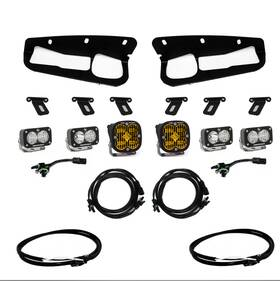447762up Baja Designs 447737up Sae/dual S2 Sport Fog Light Kit 21 Bronco Steel Bumper