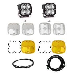 447754upa Baja Designs Squadron Pro A-pillar Led Lights Upfitter Kit Amber For 21 Bronco