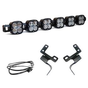 447768up Baja Designs 6 Xl Linkable Bumper Led Light Bar Kit With Upfitter For 21-24 Bronco