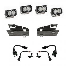 448024 Baja Designs S2 Sport Dual Fog Led Lights Kit For 21 Ram 1500 Rebel And Trx