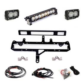 448253 Baja Designs S8 10 Inch /s2 Pro Grille Light Kit For 24-26 Tacoma Trd - Clear