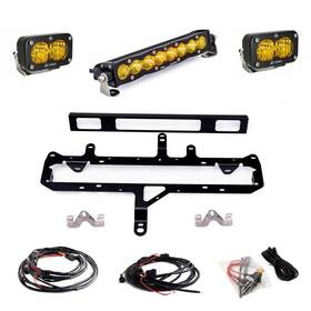 448261 Baja Designs S8 10 Inch /s2 Pro Grille Light Kit For 24-25 Tacoma Trd - Amber