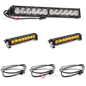 452003-2-701013u Baja Designs Onx6 20 Inch Clear 2x S8 Amber 10 Led Light Bars Upfitter Wiring