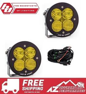 537813 Baja Designs Xl-r Pro Led Auxiliary Light Pod Set - Driving / Spot Combo Amber