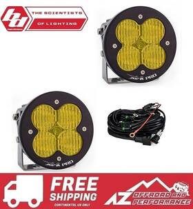 537815 Baja Designs Xl-r Pro Led Auxiliary Light Pod Set - Wide Cornering Beam Amber