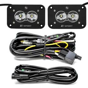 547808 Baja Designs For S2 Sport Flush Mount Work/scene Pattern Led Work Light - Clear