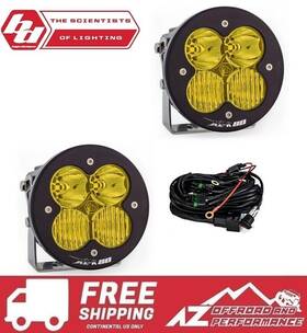 767813 Baja Designs Xl-r 80 Led Auxiliary Light Pod Set - Driving / Spot Combo Amber