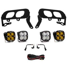 Baj447531 Baja Designs 14-15 Silverado 1500 White Fog Pocket Kit - Amber