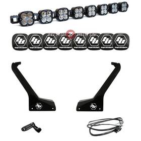 Baj447664up Baja Designs 8 Xl Linkable Led Roof Bar With Upfitter Wiring For 18 Jeep Wrangler