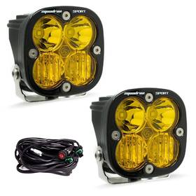 Baj557813 Baja Designs Squadron Sport Led Light Pod Pair - 2 Pcs With Wiring Harnes