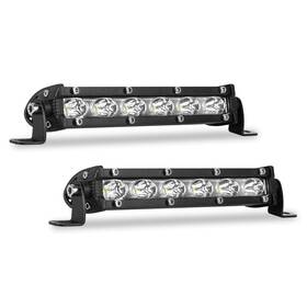 Qza7 Beamcorn 60w 10000 Lumens 7 Inch Led Light Bar Pods - Waterproof Fog And Spot Lights 2-pack