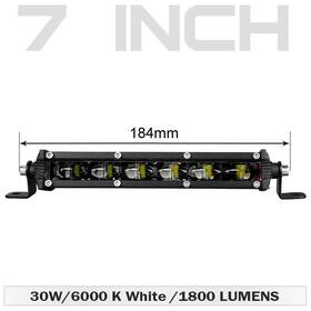 Bestparts303 20in 7in 7ftft 20 Inch Led Work Light Bar Spot Flood Combo Truck Suv Atv Offroad Driving
