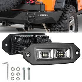 Eg-led1304002 Bestzheyu Ebestauto 40w Led Work Light Bar - Flush Mount Pods For Atv Utv Suv Tr