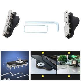 B16079701eu Beurbestparts Led Work Light Bar Clamp Holder Hood Mount Brackets For Car Truck Universal Pair