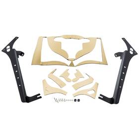Neb4jc Bfo 11 Gauge Steel 52 In Light Bar Mount Bracket For Jeep Wrangler Jl Jt 2018-2021