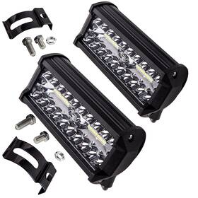 Nzr0kt Bfo 2x7inch Led Work Light 400w For Jeep Suv Atv Utv Truck Boat Offroad 40led
