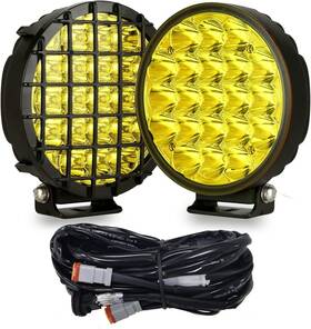 Owl-6021w Biglion.x Amber Led Offroad Fog Lights 6 Inch 2pcs Waterproof 210w 32000lm For Trucks Suv