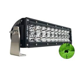 Black Oak Led 10ir-850 Pro Series 3.0 10 Inch 850nm Infrared Double Row Light Bar - Combo Opt