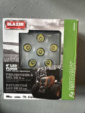Cwl5043 Blazer International 4 Inch Led Flood Work Light For Jeep Wrangler