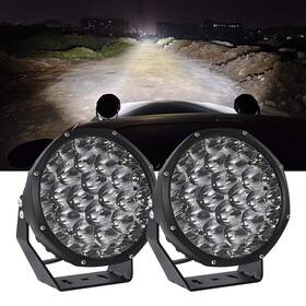 Bluemotor 881740136453 Led Spotlight 9 Inch Round Offroad Lights 240w Driving Bar 19600lm Hig