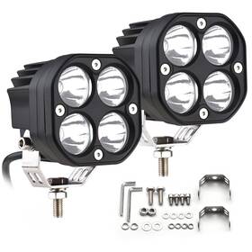 Bmpug 745695312884 Led Light Bar Driving Fog Lights 2pcs Pods Lamp Ip68 Waterproof Work