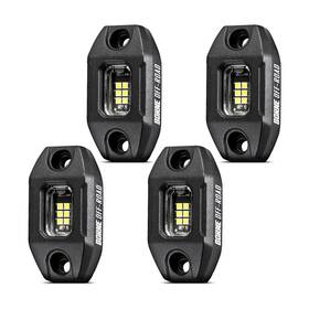 Bnlt-rl-4a Borne Off-road For Rock Light Kit Of 4 Short Harness