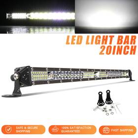 9610byz20g58 Braveway 20ftft Inch Slim Led Light Bar Front Bumper Mount Flood Combo Work Truck For Gmc