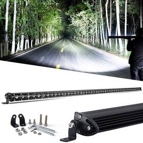 9610z38 Braveway Slim 38inch 4200w Single Row Spot Flood Combo Led Light Bar Work Driving Lamp