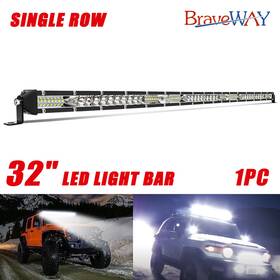 2040w Braveway 9620z Slim 32inch Led Light Bar Driving Offroad Flood Spot Combo Beam Pk 30 Inch