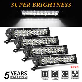 Car-9620z Braveway Dual Row 7inch 640w Slim Led Light Bar Spot Flood Ute Truck Suv Atv 12v Pk 8 10 Inch