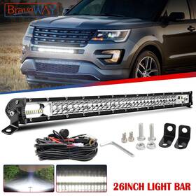 Co-9610l Braveway 2row 26 Inch Led Light Bar Grille Lower Bumper For Ford F-150 Pickup 4/2wd 2009-2014